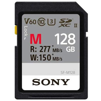 Sony Carte mémoire SDXC M series 128Go UHS-II Classe 10 U3 V60 - SFG1M