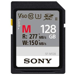 Sony Carte mémoire SDXC M series 128Go UHS-II Classe 10 U3 V60 - SFG1M