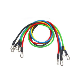 Set de bandes de fitness de résistance avec 11 pièces