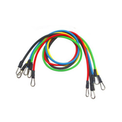 Set de bandes de fitness de résistance avec 11 pièces