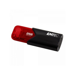 Emtec USB Flash Drive B110 Click Easy 256GB Red - USB 3.2
