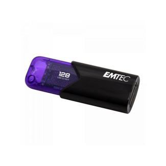 Emtec USB Flash Drive B110 Click Easy 128GB Purple - USB 3.2