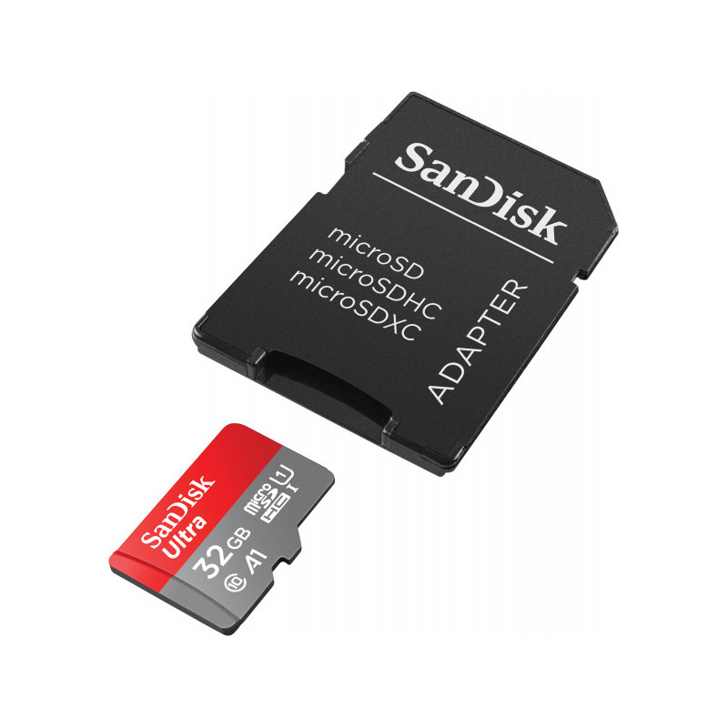 SanDisk carte mémoire MicroSDHC Ultra 32GB SDSQUA4-032G-GN6MA SanDisk carte mémoire MicroSDHC Ultra 32GB SDSQUA4-032G-GN6MA