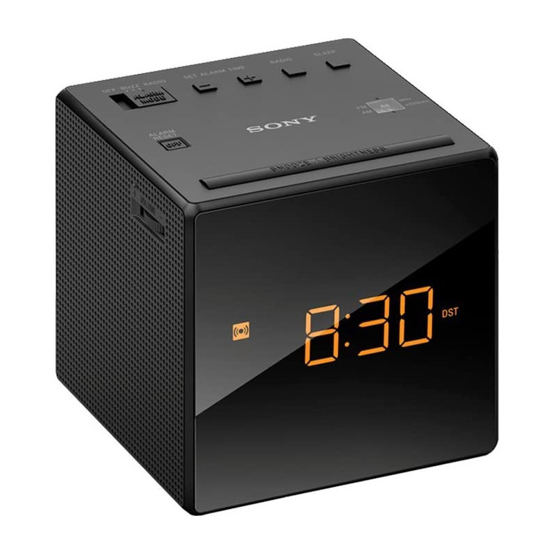Sony Radio-Réveil Noir- ICFC1B.CED