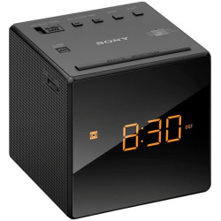 Sony Radio-Réveil Noir- ICFC1B.CED