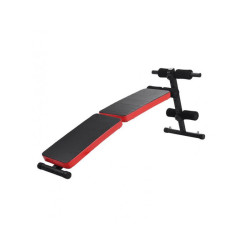 Banc de musculation pliable TD003B-5 (Noir-rouge)