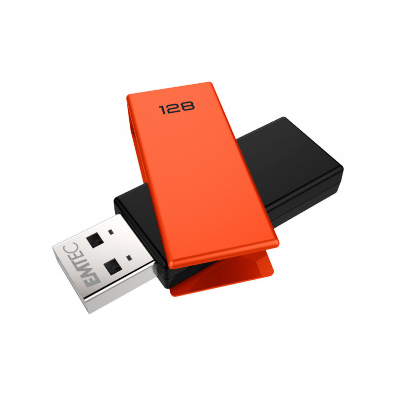 Emtec USB Flash Drive C350 Brick 2.0 128GB Orange Emtec USB Flash Drive C350 Brick 2.0 128GB Orange