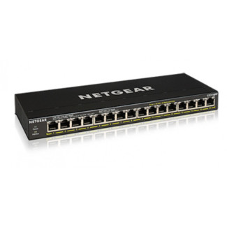 Netgear PoE+ Switch non manageable Gigabit Ethernet 16 ports avec FlexPoE (183 W) GS316PP-100EUS