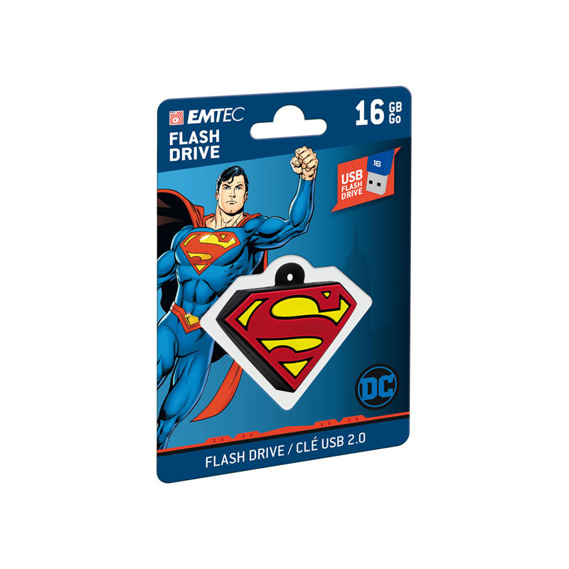 Emtec USB Flash Drive DC Comics Collector Superman 16GB