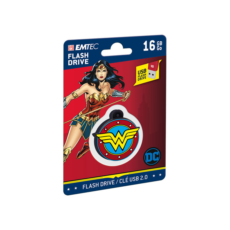 Emtec USB Flash Drive DC Comics Collector Wonder Woman 16GB