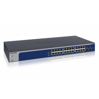 Netgear Switch 24 ports 10 Gigabit / Multi-Gigabit plus avec 2 ports SFP+ dédiés - XS724EM-100EUS
