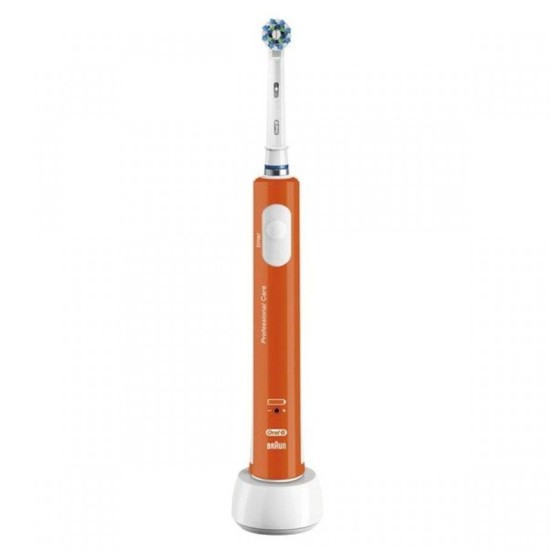 Oral-B Brosse à dents électrique Pro 600 Cross Action Orange