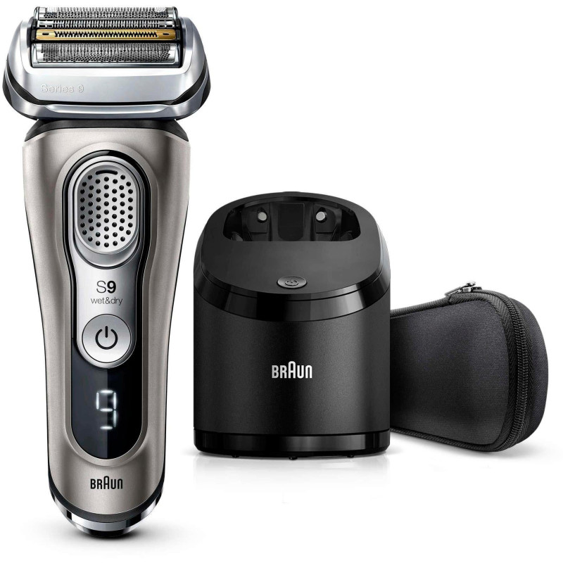 BRAUN Rasoir Series 9 Pro 9465cc Wet & Dry avec Smartcare 5-en-1 et étui de voyage