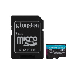 Kingston Canvas Go Plus microSDXC 128GB + Adapter SDCG3/128GB