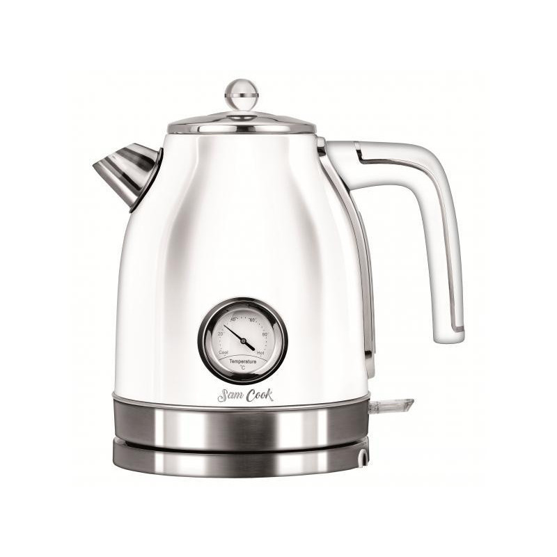 Sam Cook Bouilloire 1.7l - PSC-100/W blanche Sam Cook Bouilloire 1.7l - PSC-100/W blanche