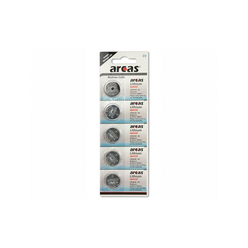 Batterie ARCAS Lithium CR2016 (5 St.) Batterie ARCAS Lithium CR2016 (5 St.)