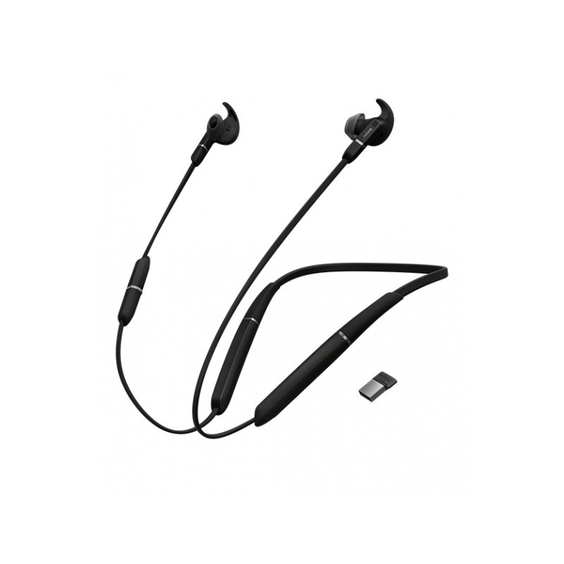 Jabra Ecouteurs intra-auriculaires bluetooth Evolve 65e noir - 6599-629-109