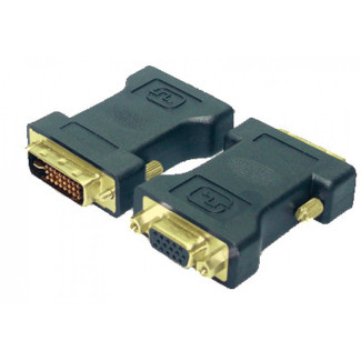 Adaptateur LogiLink VGA - DVI-I (M) bis HD-15 (VGA) AD0001