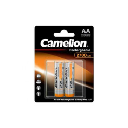 Camelion Pack de 2 piles AA Mignon 2700mAH + Boitier plastique (2 piles )