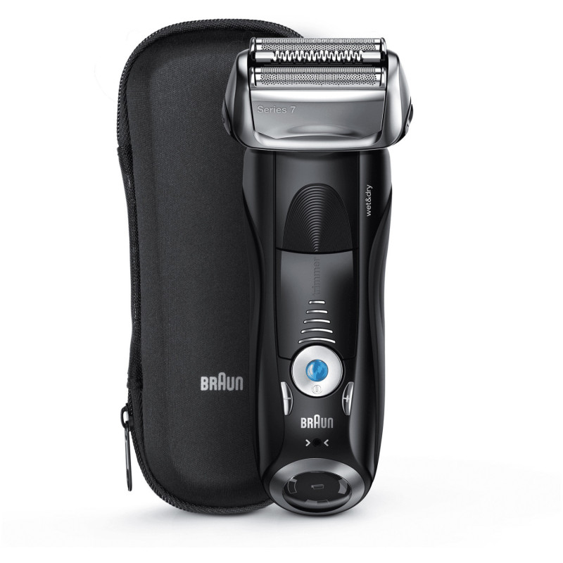 Braun Series 7 7842s Wet & Dry Rasoir électrique avec étui de voyage Noir Braun Series 7 7842s Wet & Dry Rasoir électrique avec étui de voyage Noir