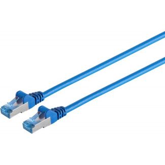 Patchkabel CAT6a RJ45 S/FTP 0.5m blue 75711-0.5B