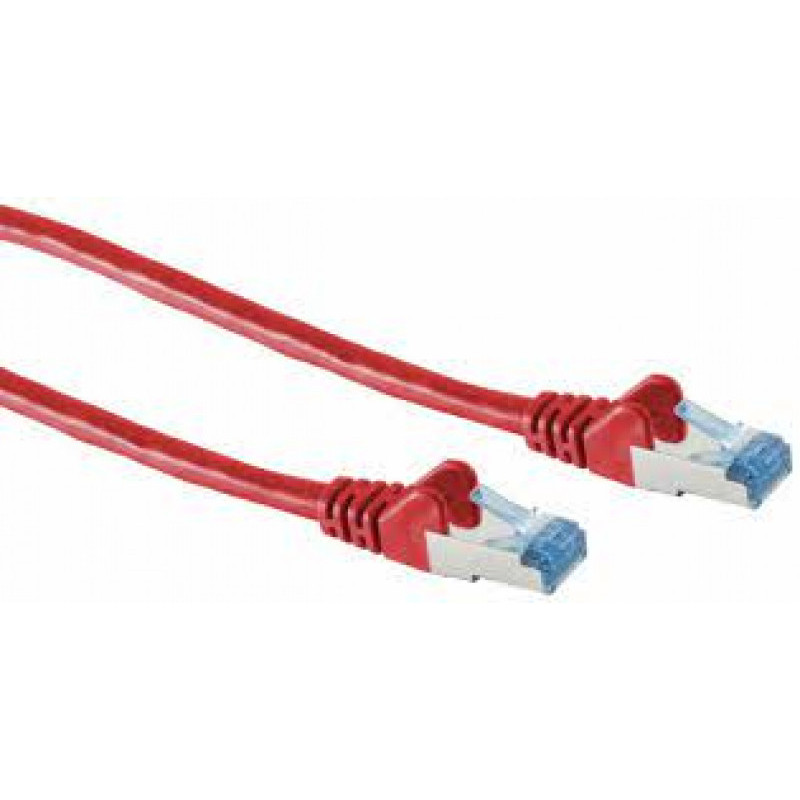 Patchkabel CAT6a RJ45 S/FTP 1m red 75711-R Patchkabel CAT6a RJ45 S/FTP 1m red 75711-R