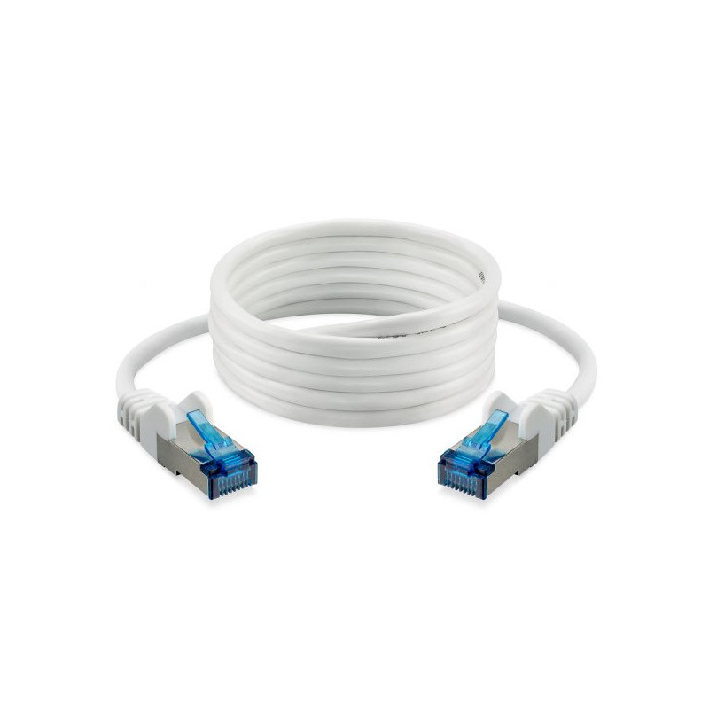 Patchkabel CAT6a RJ45 S/FTP 1m white 75711-W Patchkabel CAT6a RJ45 S/FTP 1m white 75711-W