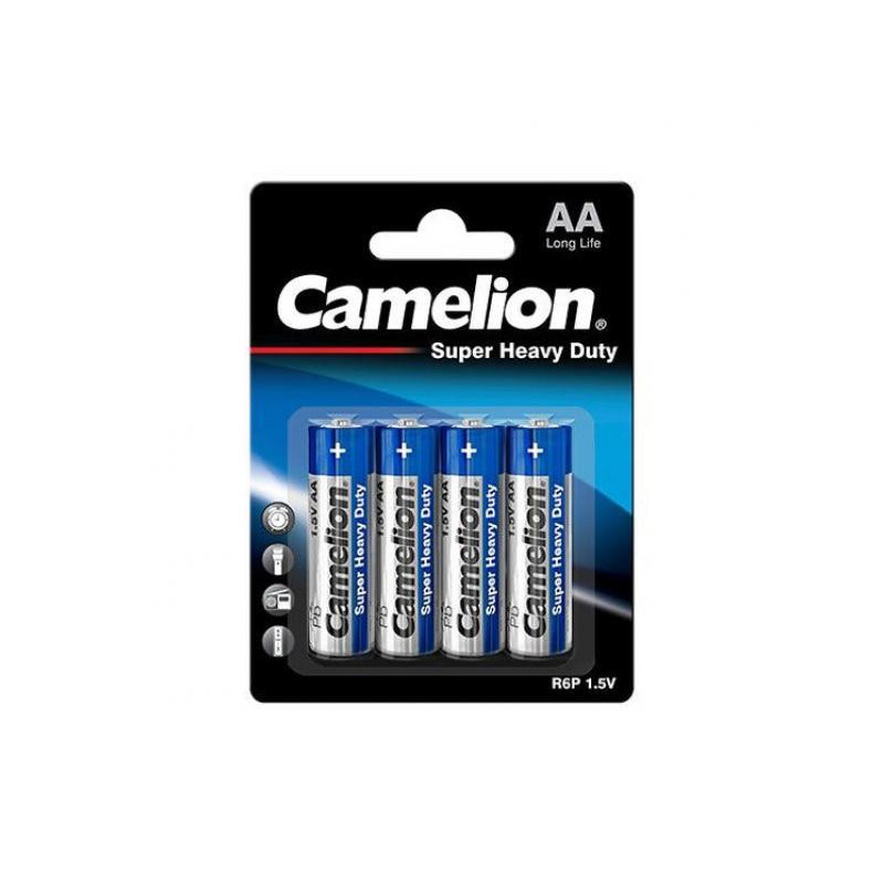 Batterie Camelion Super Heavy Duty Blau LR6 Mignon AA (4 St.) Batterie Camelion Super Heavy Duty Blau LR6 Mignon AA (4 St.)