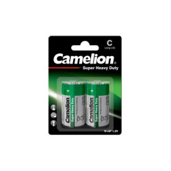 Camelion Paquet de 2 piles Super Heavy Duty Vert Baby C LR14