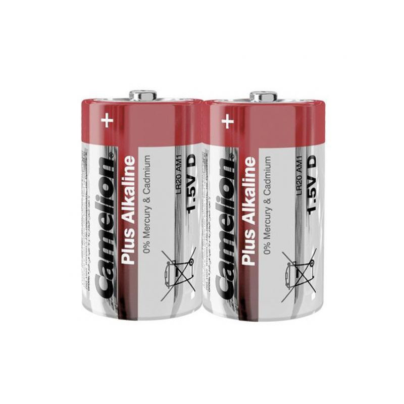 Camelion Paquet de 2 piles Plus Alkaline Mono D LR20 Camelion Paquet de 2 piles Plus Alkaline Mono D LR20