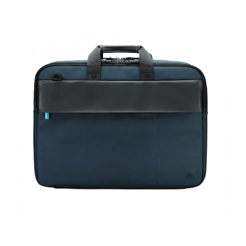 Mobilis Executive 3 - Malette - 35.6 cm (14inch) - Sangle épaule - 615 g - Noir - Bleu 005032 Mobilis Executive 3 - Malette - 35.6 cm (14inch) - Sangle épaule - 615 g - Noir - Bleu 005032