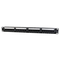 CableXpert Cat.5E 24 ports panneau de brassage gestion des câbles arrière NPP-C524CM-001