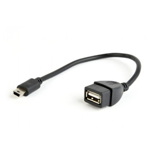 Câble adaptateur CableXpert USB OTG AF vers Mini BM 0.15 m A-OTG-AFBM-002