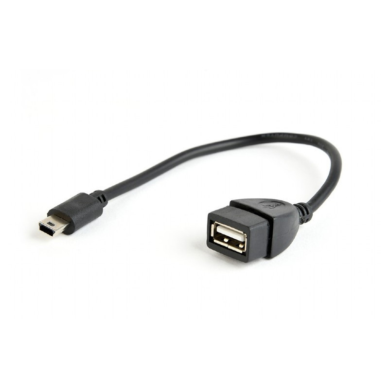 Câble adaptateur CableXpert USB OTG AF vers Mini BM 0.15 m A-OTG-AFBM-002