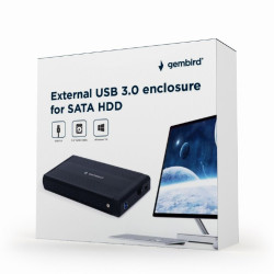 Gembird Boîtier USB 3.0 externe. noir - EE3-U3S-3