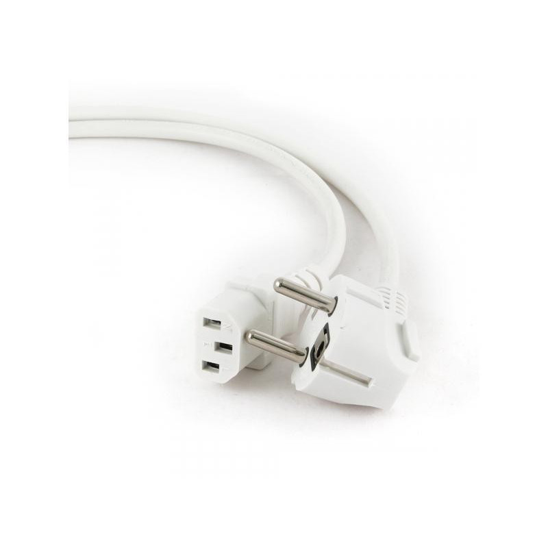 Câble CableXpert IEC. testé VDE. blanc PC-186W-VDE
