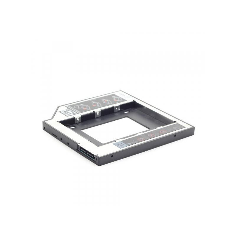 Gembird Support disque 2.5 pouce super slim pour chassis 5.25\'\' pouce.. 12 mm - MF-95-02 Gembird Support disque 2.5 pouce super slim pour chassis 5.25\'\' pouce.. 12 mm - MF-95-02