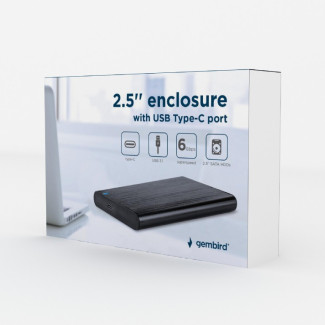 Gembird Boitier pour disque dur 2.5 USB 3.0. noir - EE2-U3S-6