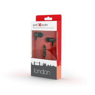 Casque audio GMB avec microphone et contrôle du volume London MHS-EP-LHR