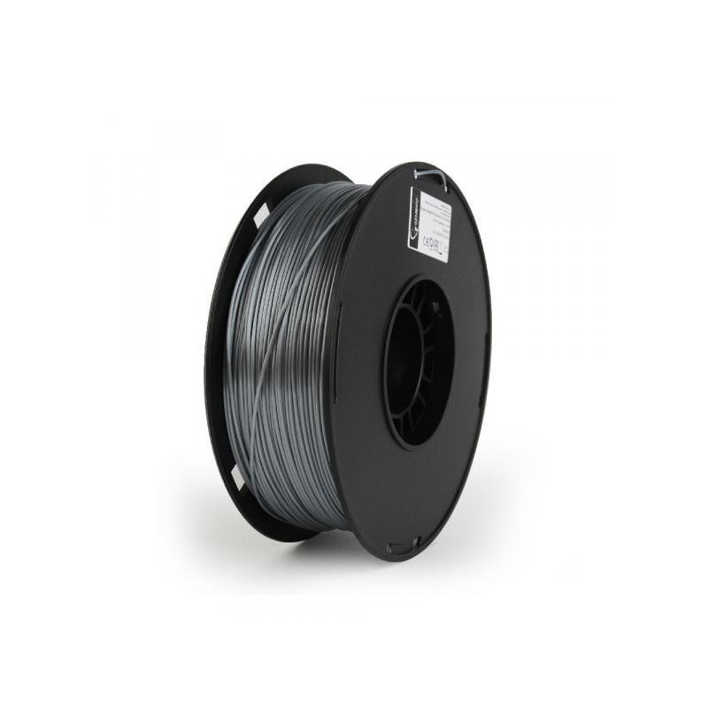 Gembird Filament PLA-PLUS. argent. 1.75 mm. 1 kg - 3DP-PLA+1.75-02-S Gembird Filament PLA-PLUS. argent. 1.75 mm. 1 kg - 3DP-PLA+1.75-02-S