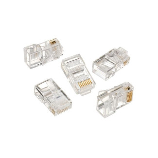 Modular Stecker 8P8C für solid LAN Kabel 100er Pack LC-8P8C-001/100