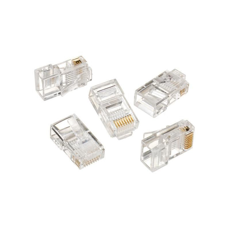 Modular Stecker 8P8C für solid LAN Kabel 100er Pack LC-8P8C-001/100