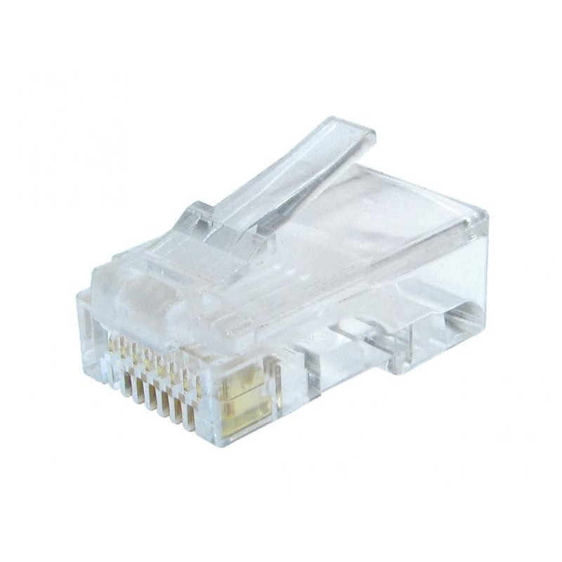 Modular Stecker 8P8C für Solid LAN Kabel 100er Pack LC-8P8C-002/100