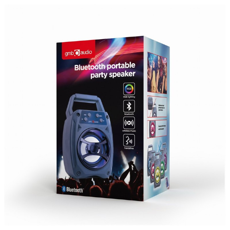 GMB Audio Haut-parleur portable Bluetooth pour fêtes SPK-BT-14