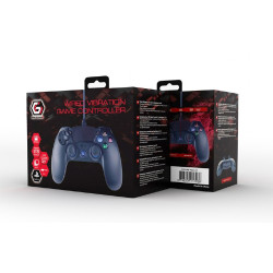 Gembird Contrôleur de jeu à vibration filaire pour PlayStation 4 ou PC. noir - JPD-PS4U-01