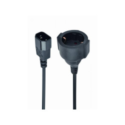Câble adaptateur secteur CableXpert (fiche C14 vers prise Schuko) PC-SFC14M-01