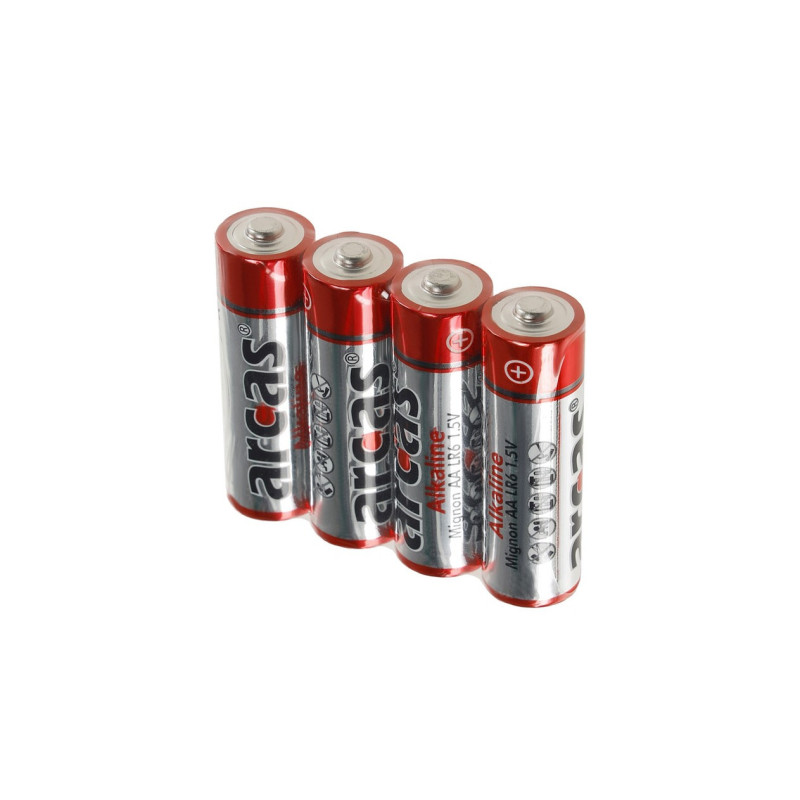 ARCAS Pack de 32+4 piles Alkaline Mignon AA LR6