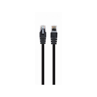 Cordon de brassage CableXpert CAT5e UTP noir 1 m PP12-1M / BK