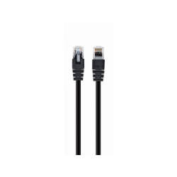 Cordon de brassage CableXpert CAT5e UTP noir 1 m PP12-1M / BK