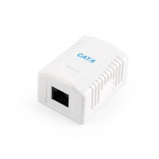 Boîtier en saillie CAT6 blindé CableXpert avec 1 connexion NCAC-1U6-01